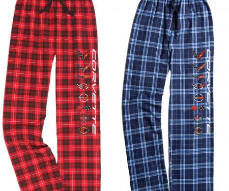 Corvette Generations Flannel Pants