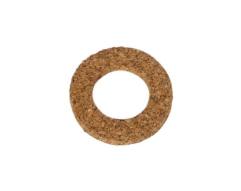 Corvette Oil Filler Cap Cork Gasket, with Hole, 1963-1965