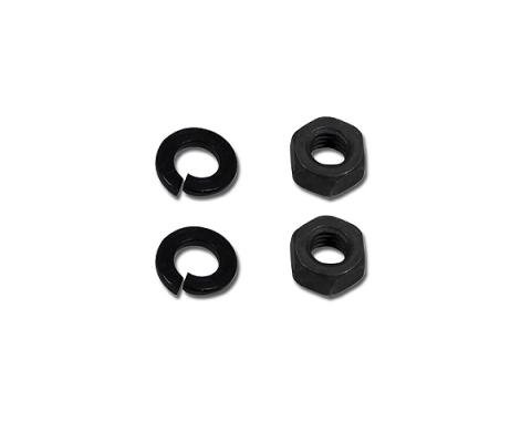 Corvette Prk Brk Cbl Pulley Hardware, 4 Piece, 1964-1966