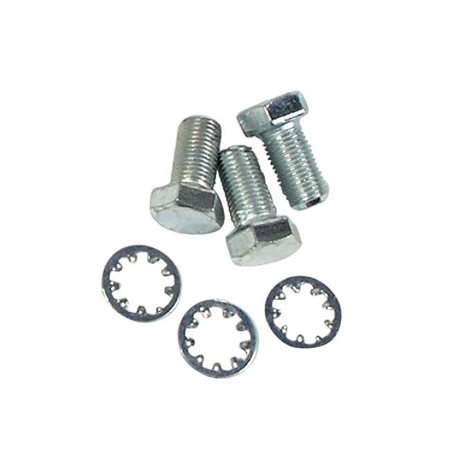 Corvette Crank Pulley Bolt Set, 327, (Except Special High Performance), 1960-1968