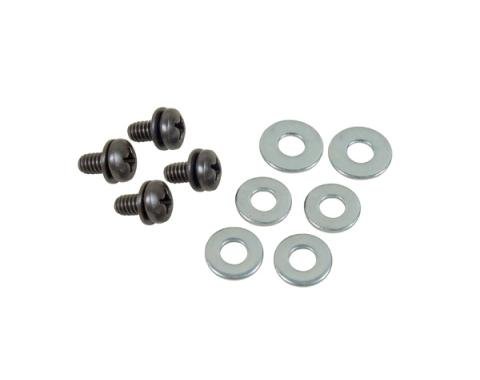 Corvette Rear Window Run Screw/Washer Set, 1963-1967