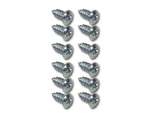 Corvette Windshield Lower Clip Screw Set, Convertible, 1964-1967