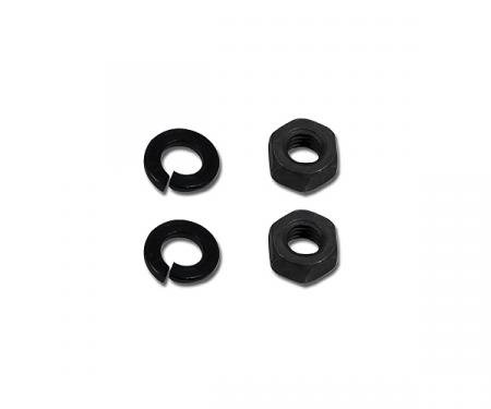 Corvette Prk Brk Cbl Pulley Hardware, 4 Piece, 1964-1966