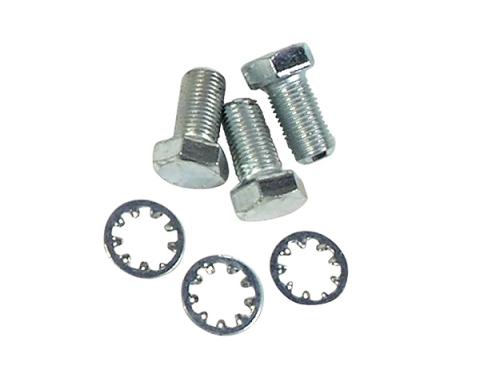 Corvette Crank Pulley Bolt Set, 327, (Except Special High Performance), 1960-1968