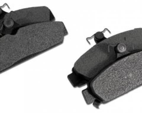 Corvette Brake Pads, Front Axle Set, Ceramic, 1984-1987