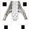 FlowTech Small Block Ford Turbo Headers, Ceramic Coated 32169FLT