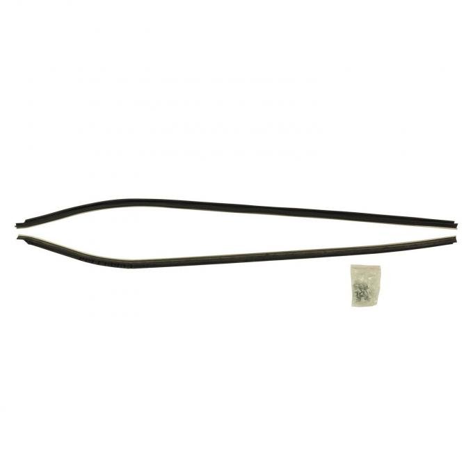 PUI Interiors 1969-1982 Chevrolet Corvette Hardtop Left & Right Outer Only Window Felts F22701