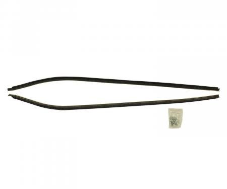 PUI Interiors 1969-1982 Chevrolet Corvette Hardtop Left & Right Outer Only Window Felts F22701