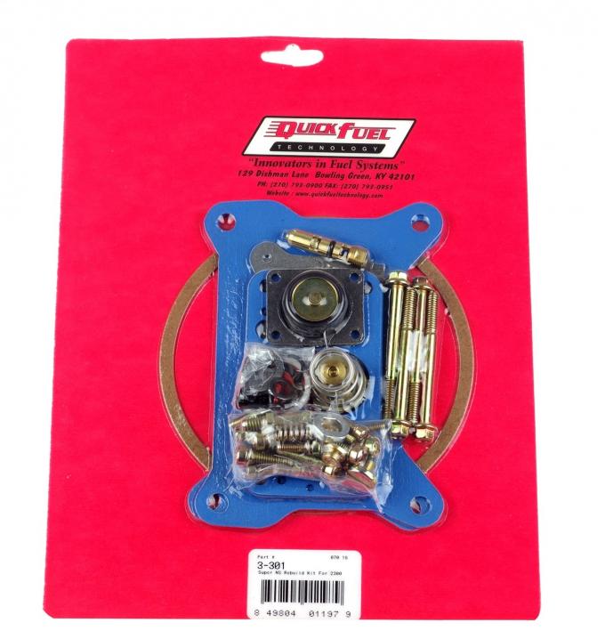 Quick Fuel Technology Non-Stick Rebuild Kit; 2300 (350, 500 CFM) 3-209QFT