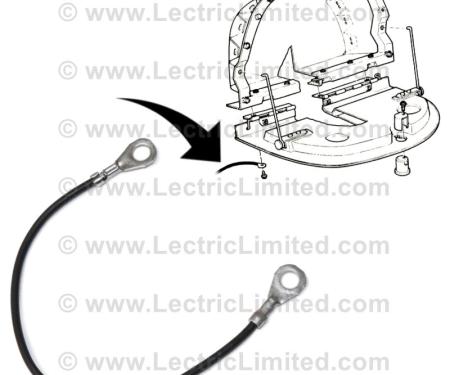 Lectric Limited 1963 Chevrolet Corvette Ground Wire VGW6300GB