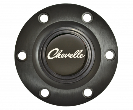 Volante S6 Series Horn Button Kit, Chevelle, Black