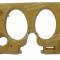 CA 1974-1976 Chevrolet Corvette Dash Pad Lower LH with Air Conditioner