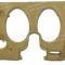 CA 1977 Chevrolet Corvette Dash Pad Lower LH with Air Conditioner