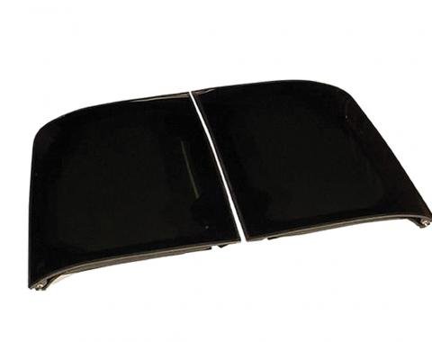 Corvette Roof Panels, T-Top, Reflective Glass, Black, 1968-1982