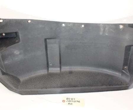 Corvette Wheelhouse Panel / Fender Skirt, Right Upper, USED 1985-1987