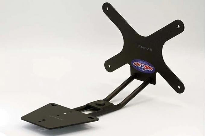 Corvette Sto N Sho Quick Release Front License Bracket, Base, 2005-2013