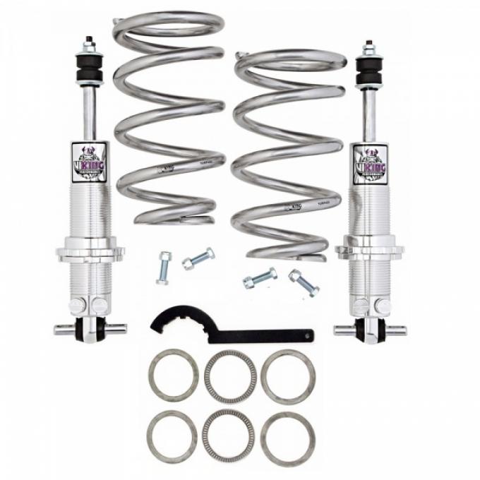 Corvette Shark Bite Front Coilover Suspension Kit, Double Adjustable Shocks, Big Block, 1963-1982