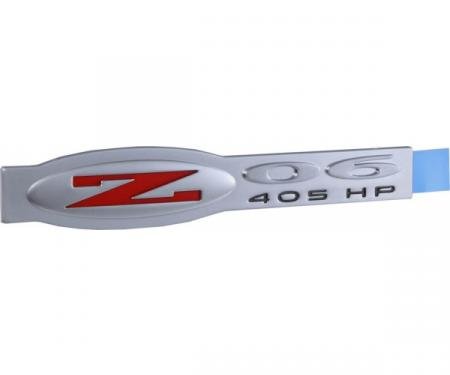 Corvette Z06 Side Fender Emblem, 2002-2004