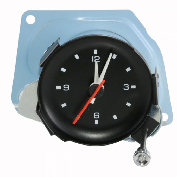 Corvette Reproduction Electric Movement Clock, New Factory, 1978-1979