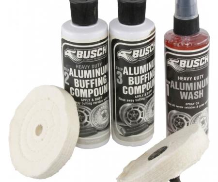 Busch Heavy Duty Aluminum Wash & Buff Kit