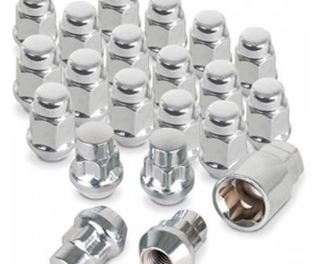 Corvette Lug Kit, Nuts & Locks, Chrome, 1997-2013