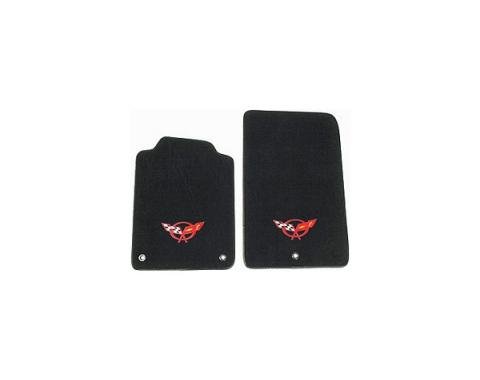 Auto Custom Carpet, Floor Mats, Tru-Vette, With Embroidery #146 Logo| 35872 Corvette 1997-2004