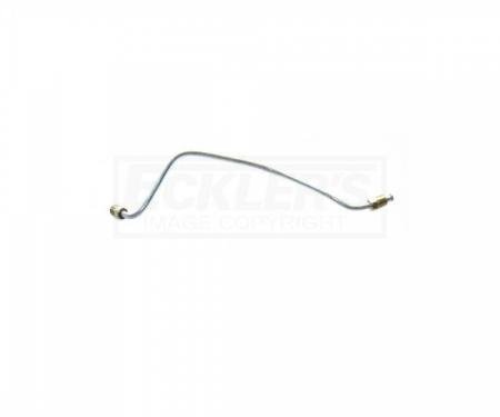 Corvette Front Left Wheel Brake Lines, Stainless Steel, 1974-1982