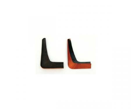 Corvette Front Altec Splash Guards, Body Contoured, Atomic Orange, 2007-2013