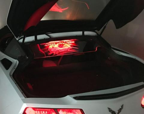 Corvette Coupe WINDRESTRICTOR®, Glow Plate, Multi-Color, 2014-2017