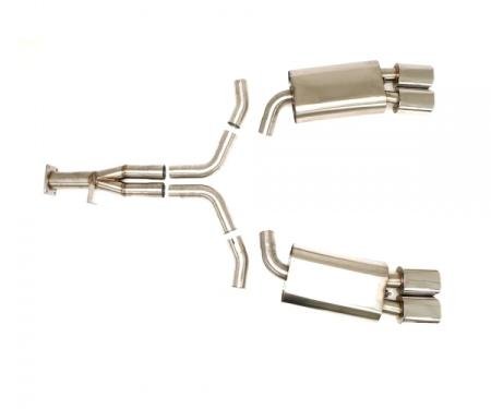 Corvette B&B Triflo Exhaust System, 2-1/2" L-1998, 1984-1985