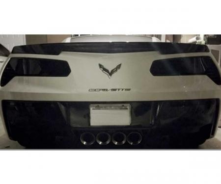 Corvette - Taillight Blackout Cover Kit, Full, Acrylic, 2014-2019