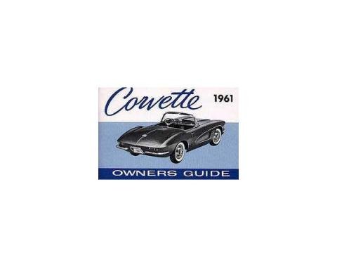 Corvette Owners Manual, 1961