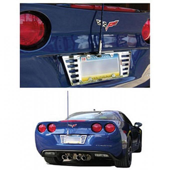 Corvette CB NGP Antenna System, With Quick Disconnect & RedAntenna Mast, 2005-2013