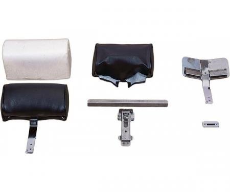 Corvette Headrest Assemblies, Leather, 1966