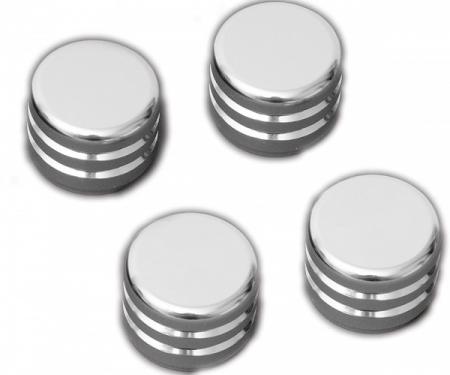 Corvette Dash Knob Set, Billet Aluminum, Without GPS Navigation, 2005-2007