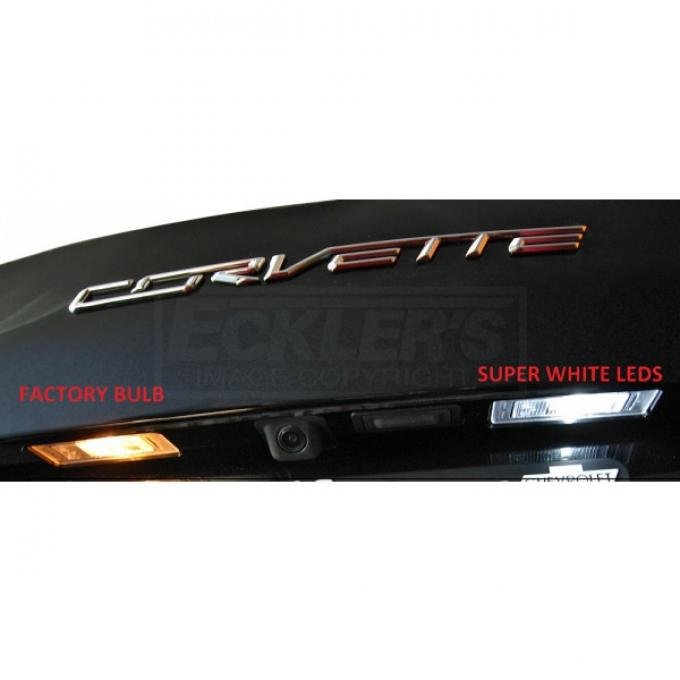 Corvette License Plate LED Kit, 2014-2017