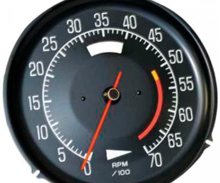 Corvette Tachometer, L48 5300 Red Line, 1975-1977