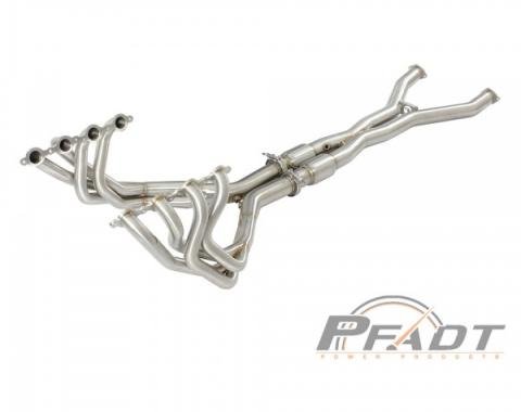 Corvette PFADT Street Tri-Y Long Tube Header & X-Pipe, 1997-2004