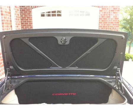 Corvette Truck Lid Inner Liner, Black, 3-Piece, 1998-2004