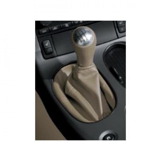 Corvette Shifter Knob & Boot, For Cars With 6-Speed Transmission, Two-Tone Cashmere/Ebony, 2008-2013