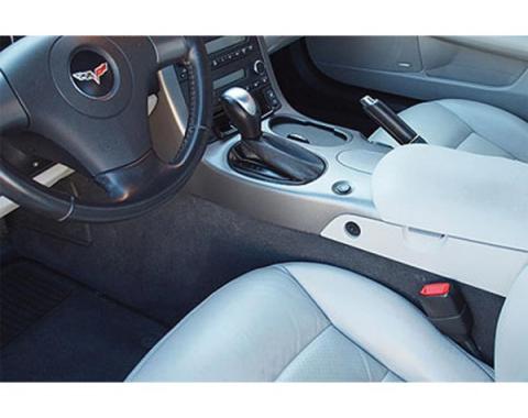 Corvette Carpet Set, Truvette, Front, Convertible, With Riser And Truvette Mass Back, 2005-2013