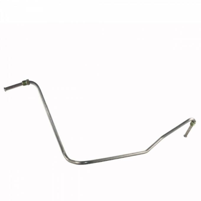 Corvette Fuel Pump Lines To Carburetor, 350 HP, One Line, Stainless Steel 1967