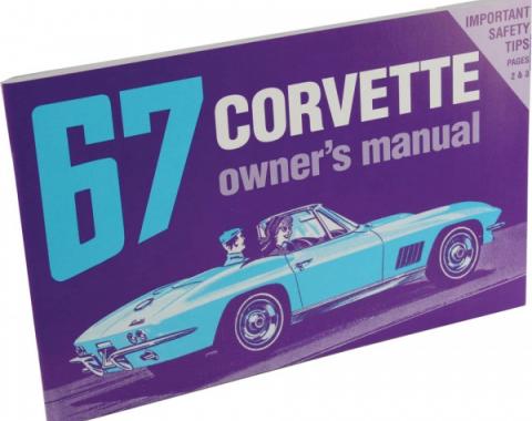 Corvette Owners Manual, 1967
