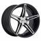 Corvette Wheel, Cray Brickyard, 18x9.5, Matte Black, 2014-2017