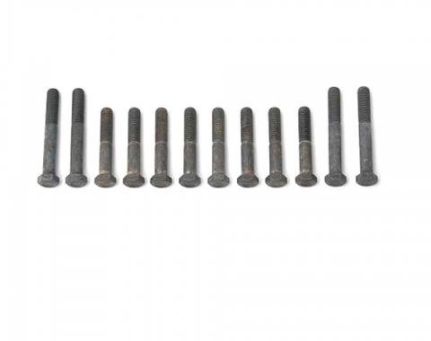 Corvette Exhaust Manifold Bolt Set, Small Block, 1956-1979