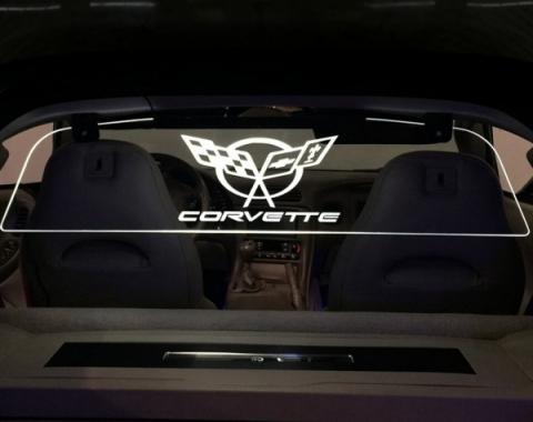 Corvette Coupe WINDRESTRICTOR®, Glow Plate, 1997-2004