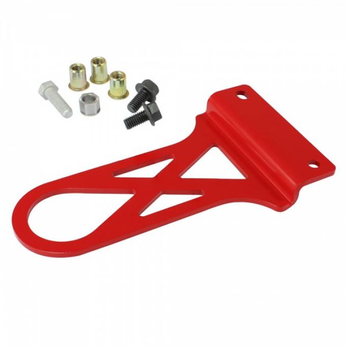 Corvette aFe Control PFADT Series Front Tow Hook, Red, 1997-2004