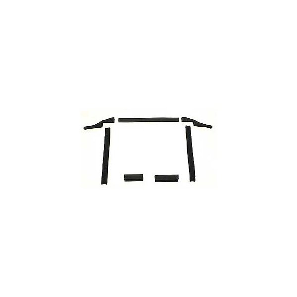 Corvette Radiator/Fan Shroud Seal Kit, L48, Without Air Conditioning