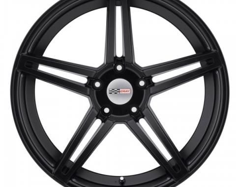 Corvette Wheel, Cray Brickyard, 19x9, Matte Black, 1984-2017