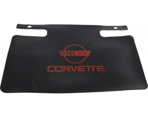 Corvette Gas Filler Paint Protector With Red Emblem, 1984-1996